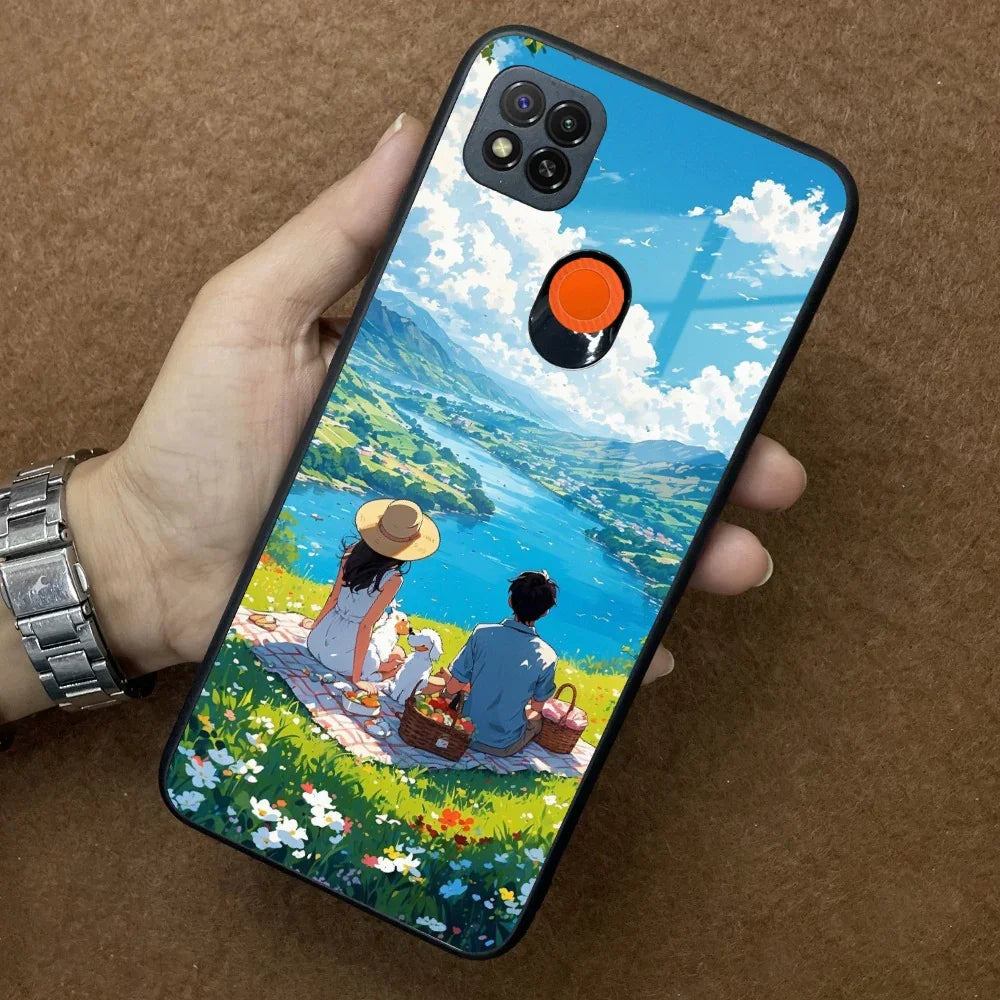 Lakeside Whimsy Glass Case Cover For Poco - ShopOnCliQ