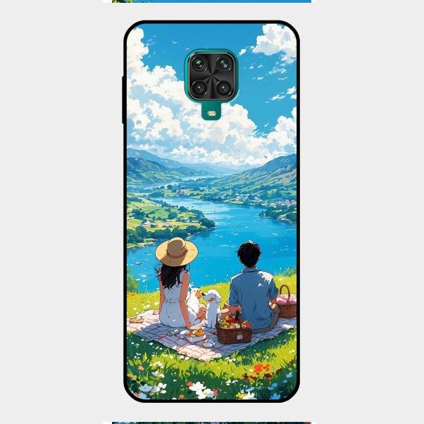 Lakeside Whimsy Glass Case Cover For Redmi Note 9 Pro