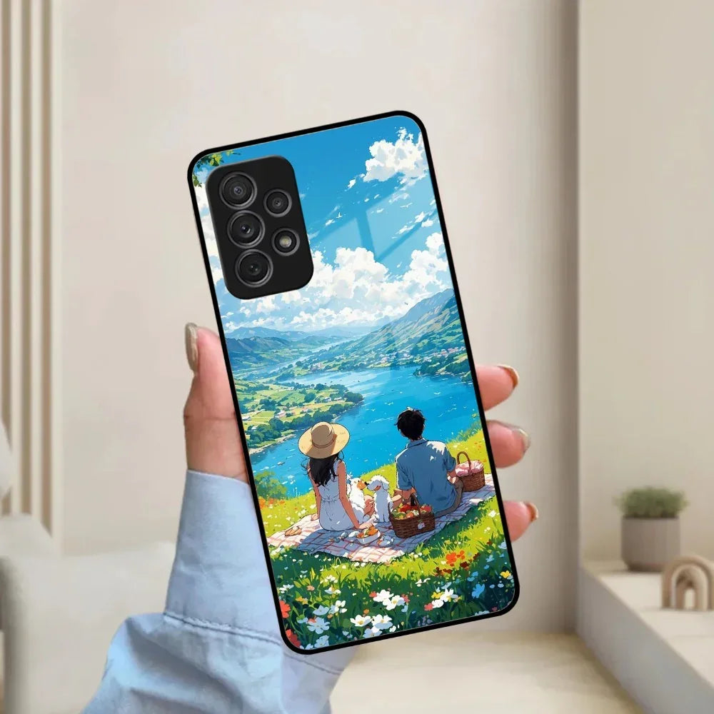 Lakeside Whimsy Glass Case Cover For Samsung - ShopOnCliQ