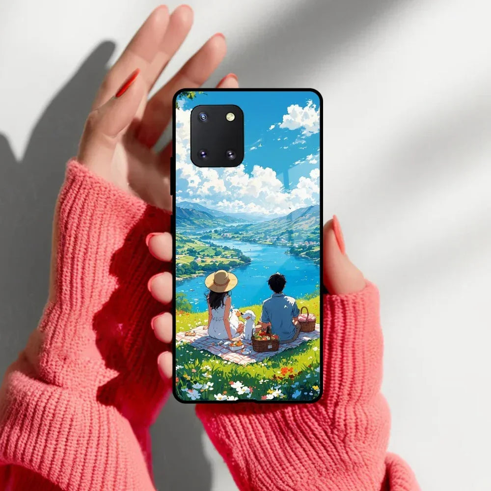 Lakeside Whimsy Glass Case Cover For Samsung - ShopOnCliQ