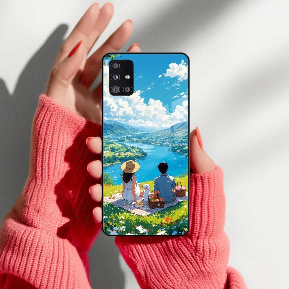 Lakeside Whimsy Glass Case Cover For Samsung - ShopOnCliQ