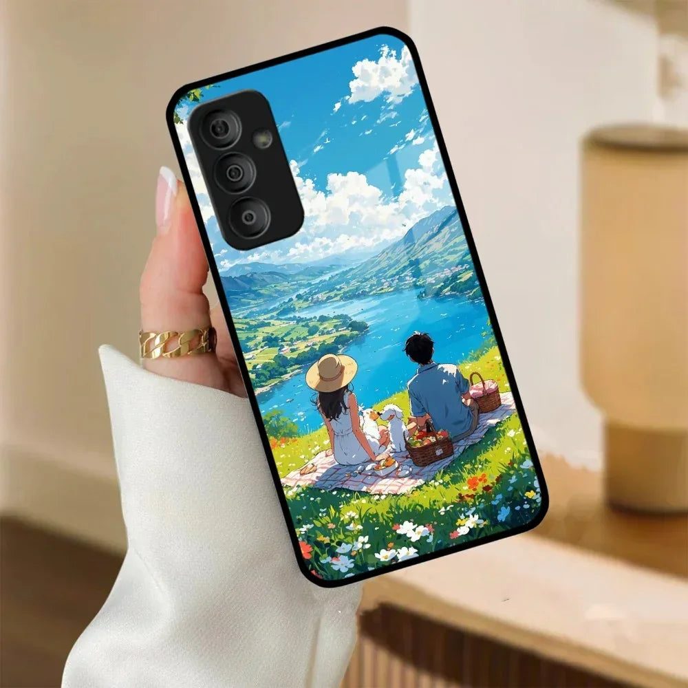 Lakeside Whimsy Glass Case Cover For Samsung - ShopOnCliQ