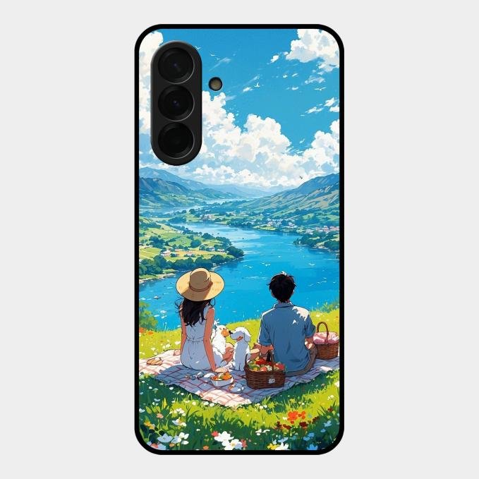 Lakeside Whimsy Glass Case Cover For Samsung Galaxy A26 5G