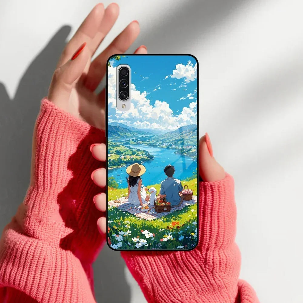 Lakeside Whimsy Glass Case Cover For Samsung - ShopOnCliQ