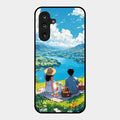 Lakeside Whimsy Glass Case Cover For Samsung Galaxy F16 5G