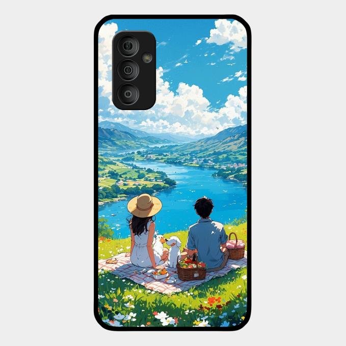 Lakeside Whimsy Glass Case Cover For Samsung Galaxy F23 5G