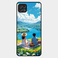 Lakeside Whimsy Glass Case Cover For Samsung Galaxy F42 5G