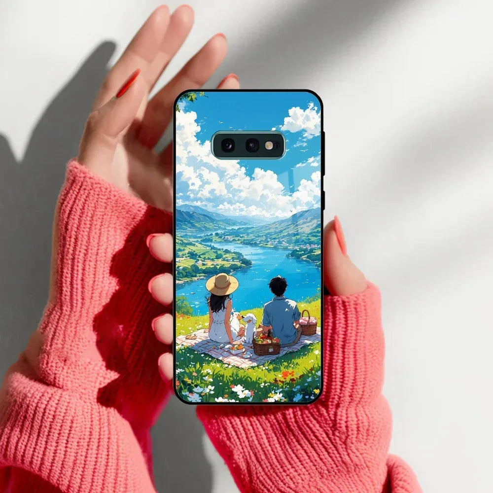 Lakeside Whimsy Glass Case Cover For Samsung - ShopOnCliQ