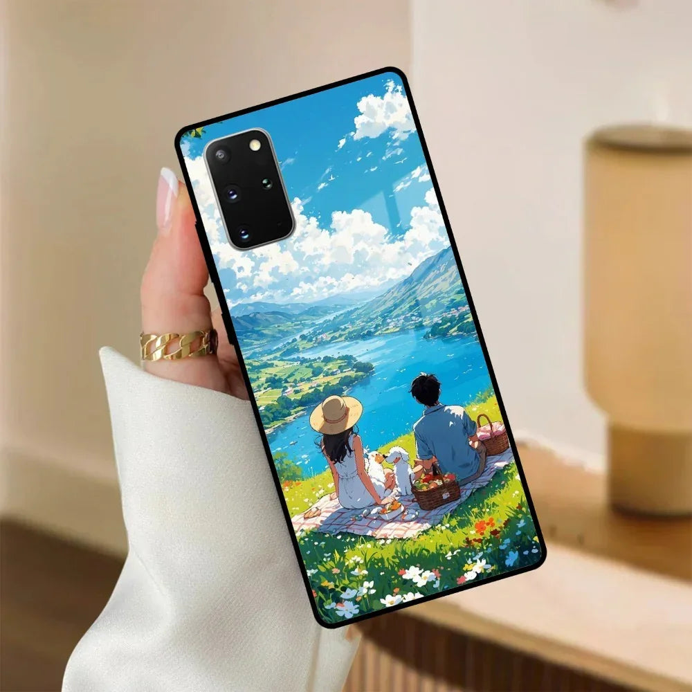 Lakeside Whimsy Glass Case Cover For Samsung - ShopOnCliQ