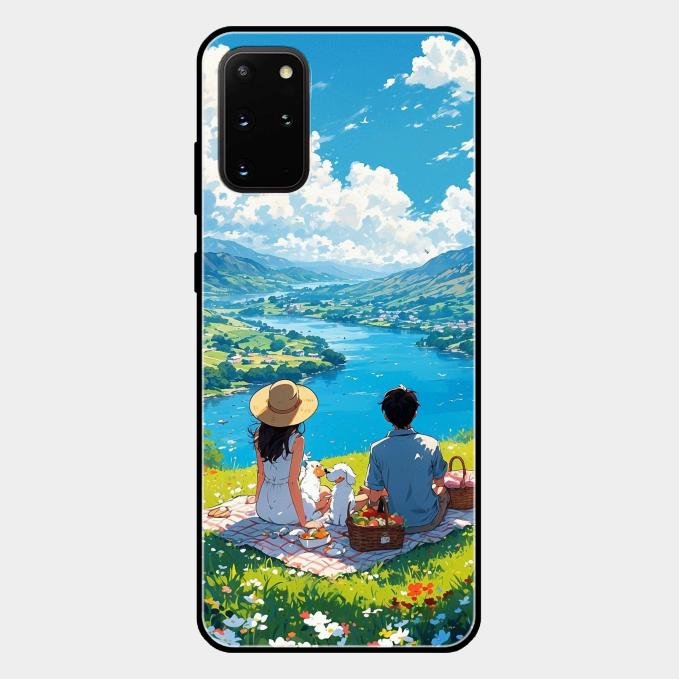 Lakeside Whimsy Glass Case Cover For Samsung Galaxy S20 Plus