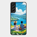 Lakeside Whimsy Glass Case Cover For Samsung Galaxy S21 Fe 5G