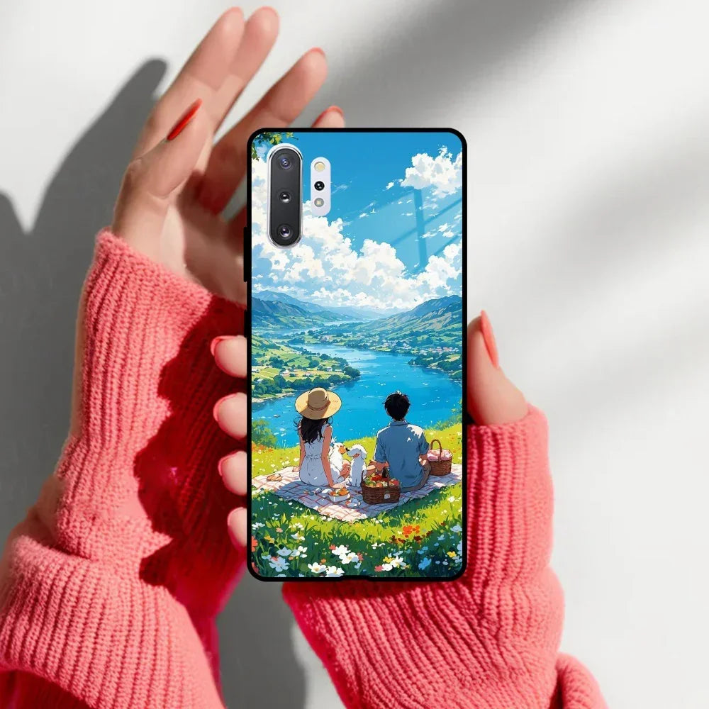 Lakeside Whimsy Glass Case Cover For Samsung - ShopOnCliQ