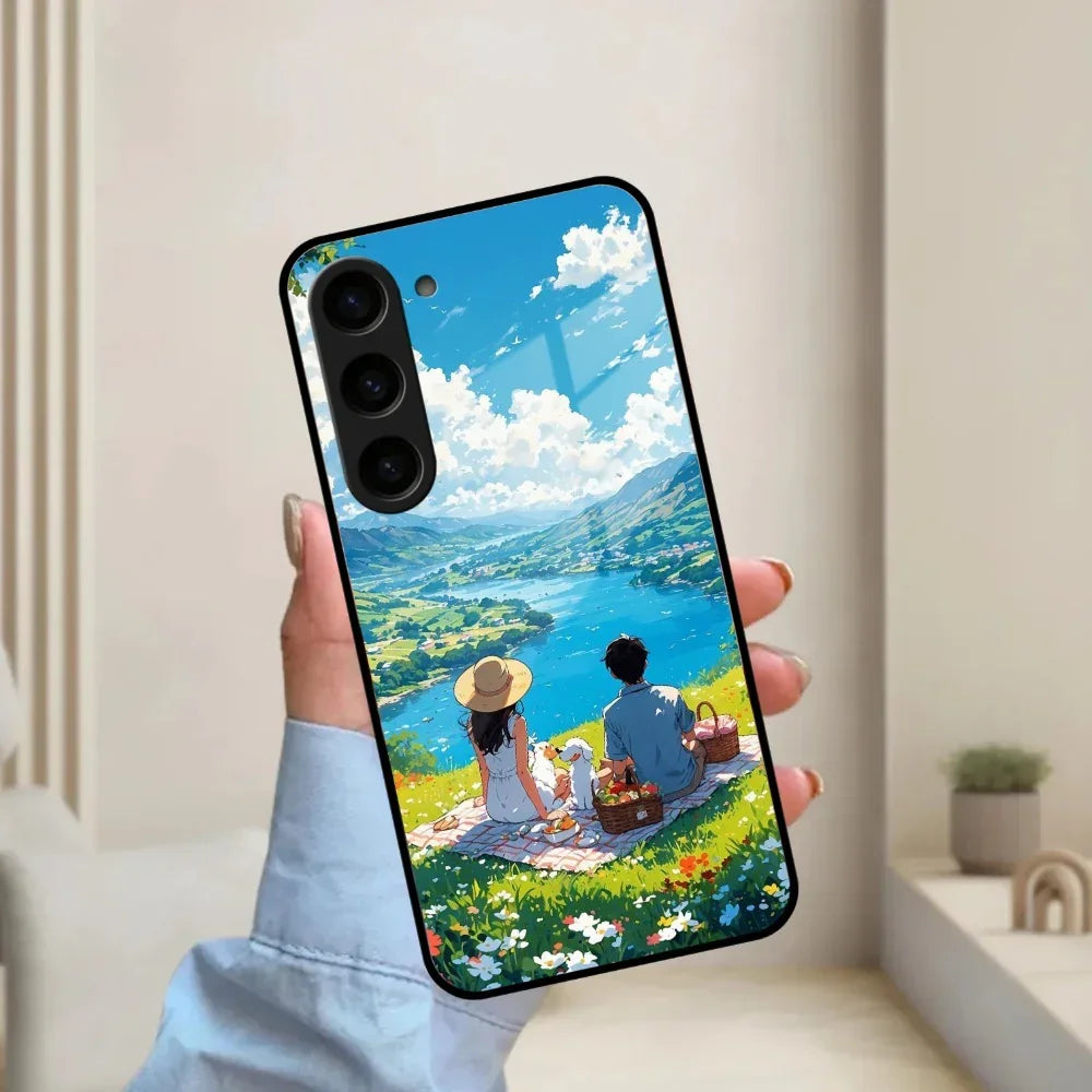 Lakeside Whimsy Glass Case Cover For Samsung - ShopOnCliQ
