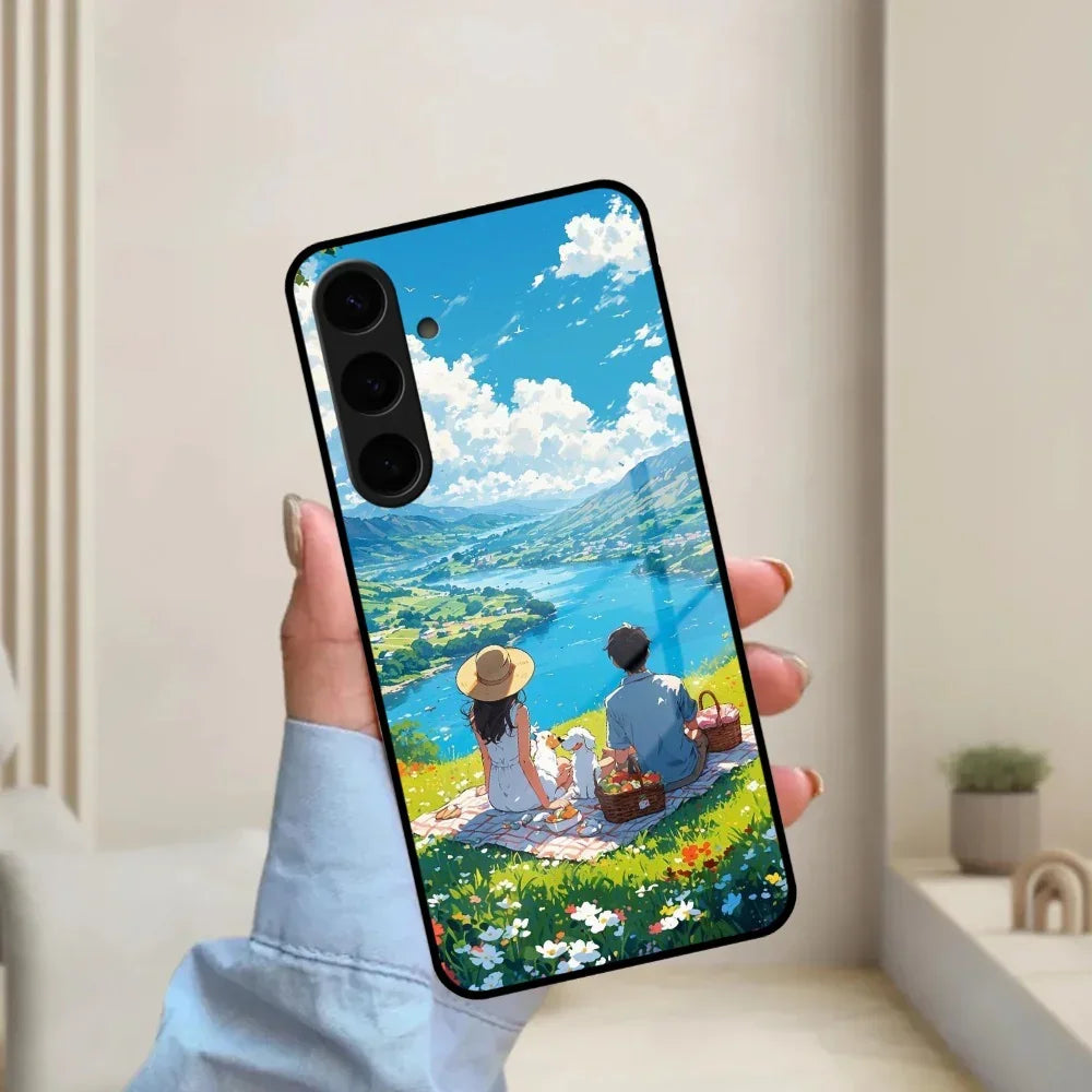 Lakeside Whimsy Glass Case Cover For Samsung - ShopOnCliQ