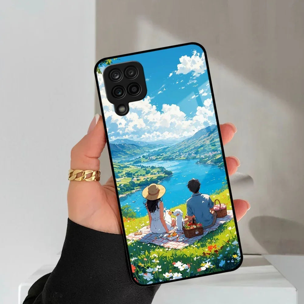 Lakeside Whimsy Glass Case Cover For Samsung - ShopOnCliQ