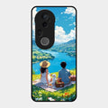 Lakeside Whimsy Glass Case Cover For Vivo T4 Ultra 5G