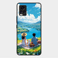 Lakeside Whimsy Glass Case Cover For Vivo V20 2021