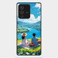 Lakeside Whimsy Glass Case Cover For Vivo V23 Pro 5G