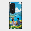 Lakeside Whimsy Glass Case Cover For Vivo V40 5G