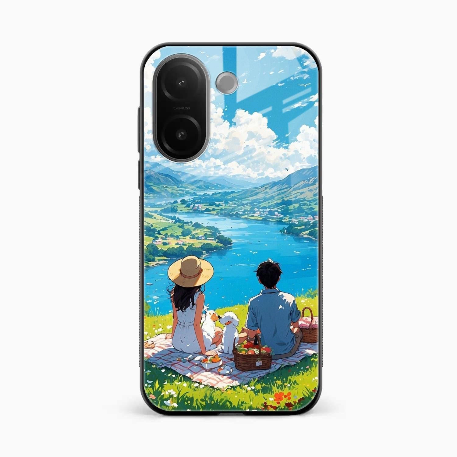 Lakeside Whimsy Glass Case Cover For Vivo V60e 5G