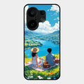 Lakeside Whimsy Glass Case Cover For Vivo X200 Fe 5G