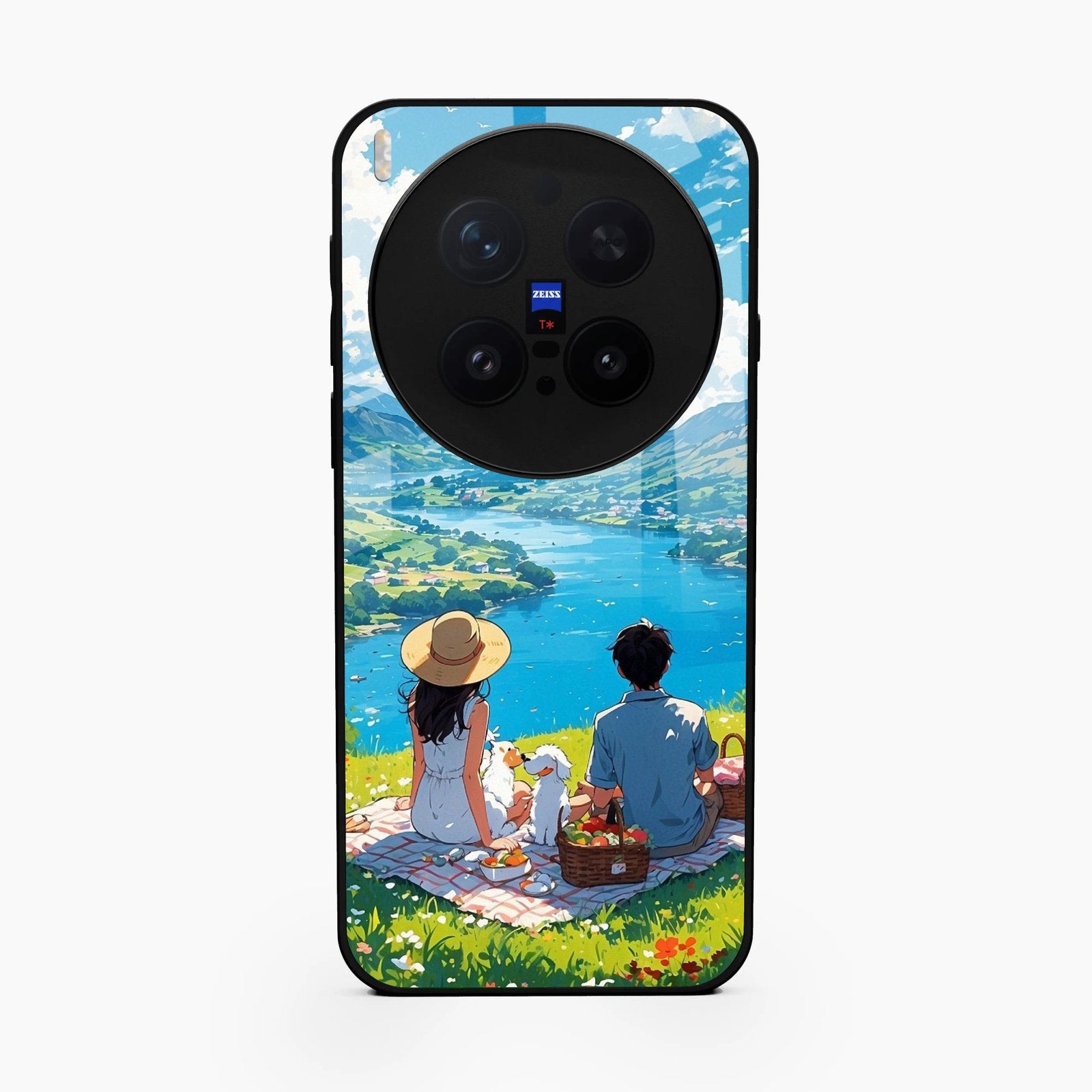 Lakeside Whimsy Glass Case Cover For Vivo X300 Pro 5G