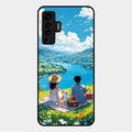 Lakeside Whimsy Glass Case Cover For Vivo X50 5G