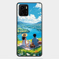 Lakeside Whimsy Glass Case Cover For Vivo Y01