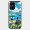 Lakeside Whimsy Glass Case Cover For Vivo Y16