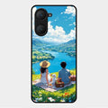 Lakeside Whimsy Glass Case Cover For Vivo Y18I