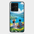 Lakeside Whimsy Glass Case Cover For Vivo Y22