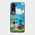 Lakeside Whimsy Glass Case Cover For Vivo Y300 5G