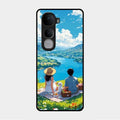 Lakeside Whimsy Glass Case Cover For Vivo Y400 Pro 5G