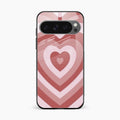 Latte Love Patter Glass Case Cover - Brown For Google Pixel 10 Pro XL