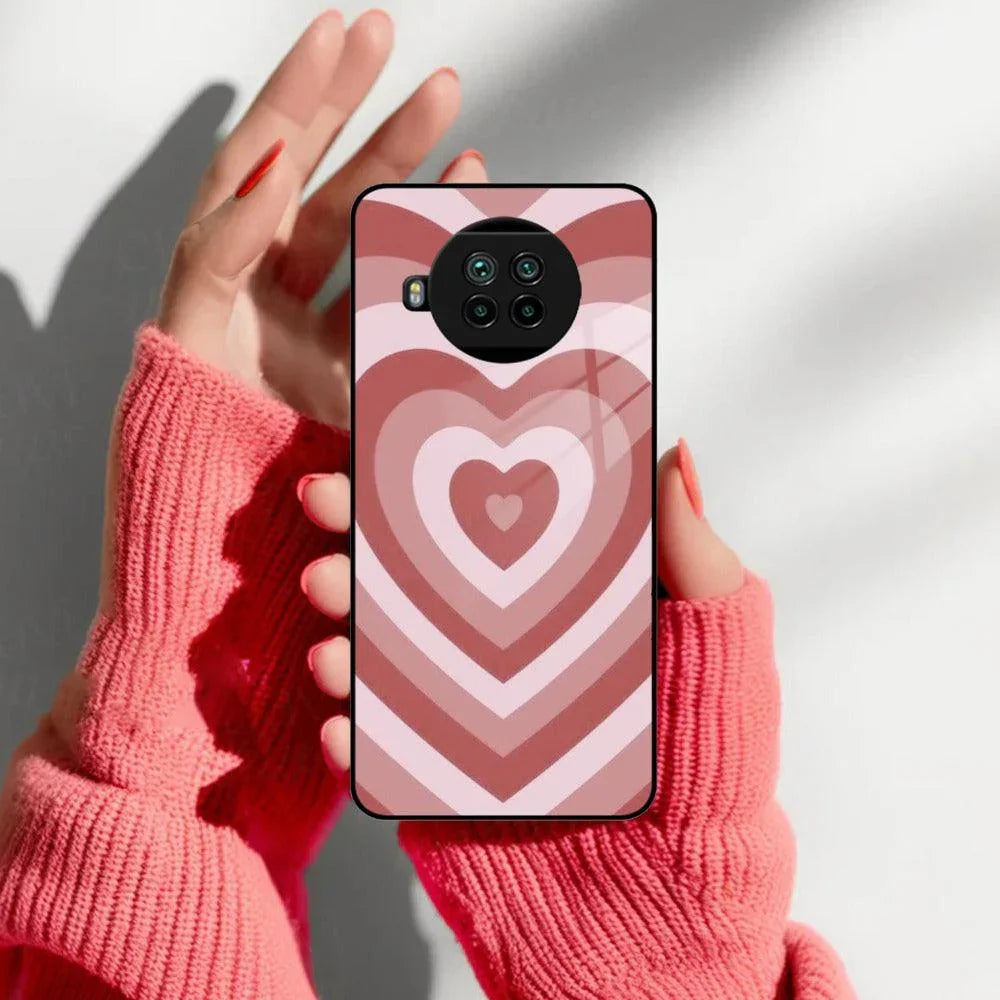 Latte Love Patter Glass Case Cover - Brown Redmi/Xiaomi - ShopOnCliQ