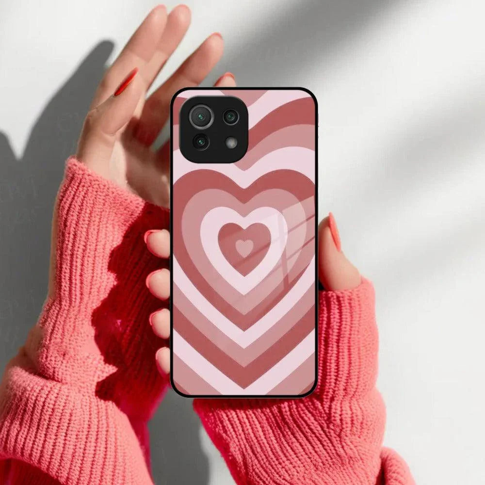 Latte Love Patter Glass Case Cover - Brown Redmi/Xiaomi - ShopOnCliQ