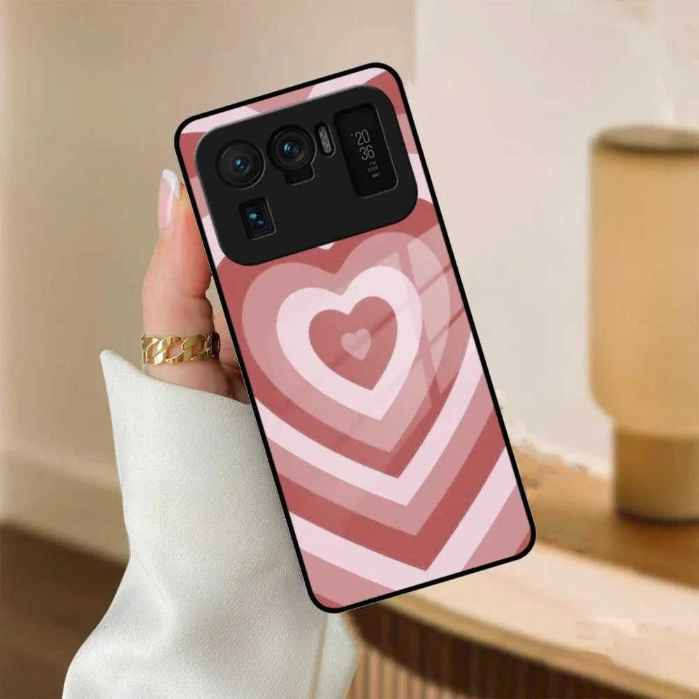Latte Love Patter Glass Case Cover - Brown Redmi/Xiaomi - ShopOnCliQ