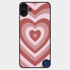 Latte Love Patter Glass Case Cover - Brown For Nothing Cmf Phone 1