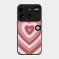 Latte Love Patter Glass Case Cover - Brown For Nothing Phone 3 5G