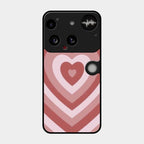 Latte Love Patter Glass Case Cover - Brown For Nothing Phone 3 5G