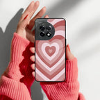 Latte Love Patter Glass Case Cover - Brown For OnePlus - ShopOnCliQ