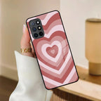 Latte Love Patter Glass Case Cover - Brown For OnePlus - ShopOnCliQ