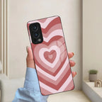 Latte Love Patter Glass Case Cover - Brown For OnePlus - ShopOnCliQ
