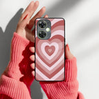 Latte Love Patter Glass Case Cover - Brown For OnePlus - ShopOnCliQ