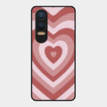 Latte Love Patter Glass Case Cover - Brown For Oneplus Nord Ce 4 Lite 5G