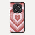 Latte Love Patter Glass Case Cover - Brown For Oppo F31 Pro 5G