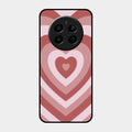 Latte Love Patter Glass Case Cover - Brown For Realme Narzo 70 Pro 5G