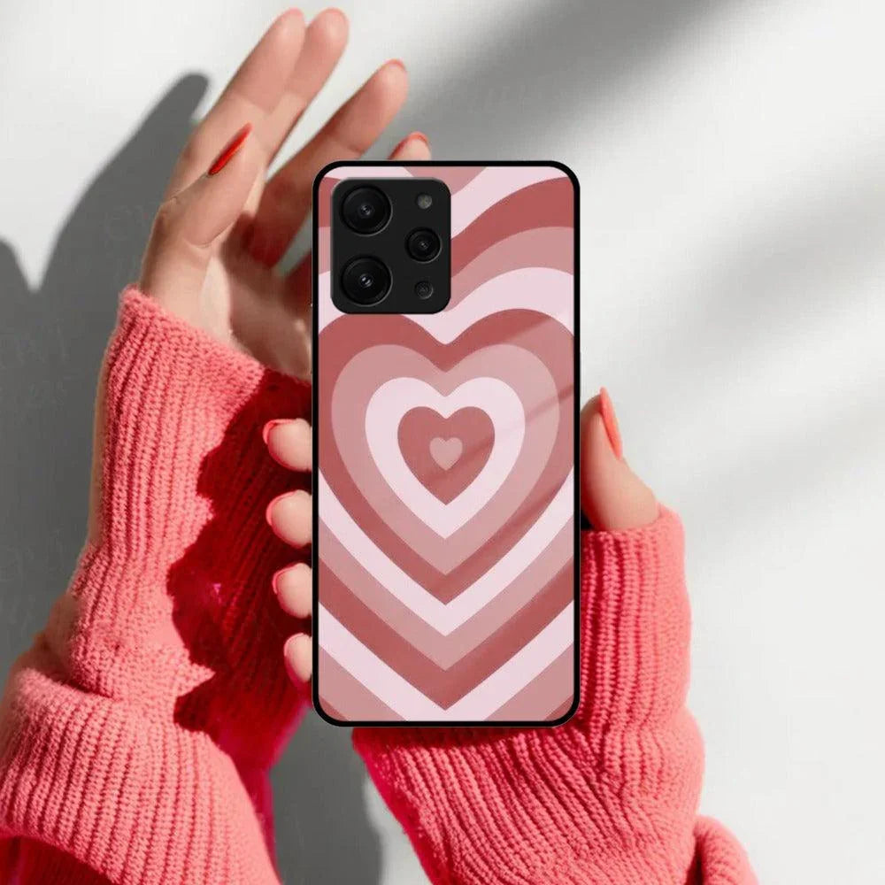 Latte Love Patter Glass Case Cover - Brown Redmi/Xiaomi - ShopOnCliQ