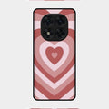 Latte Love Patter Glass Case Cover - Brown For Redmi Note 14 Pro 5G