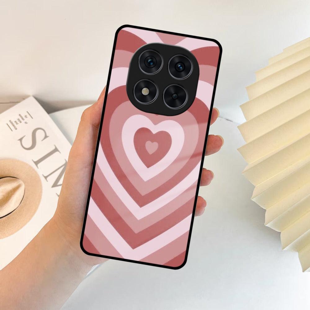 Latte Love Patter Glass Case Cover - Brown Redmi/Xiaomi